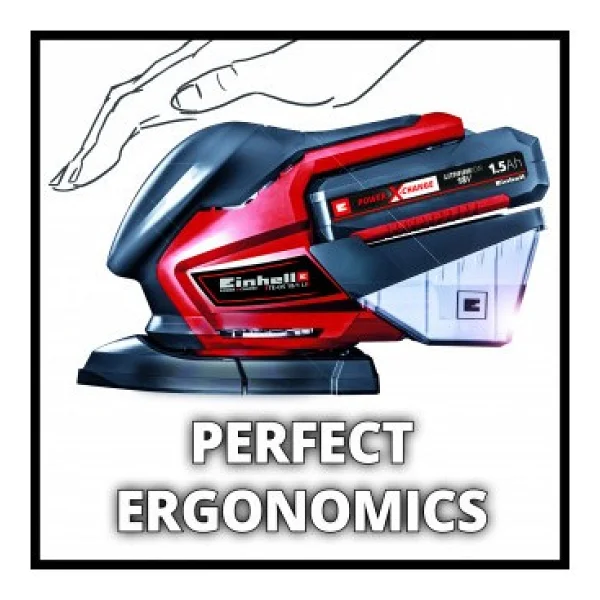 Einhell Te-Os 18-150 Li Tek Akülü 2.5 Ah Zımpara Makinesi - Görsel 4