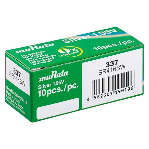 Murata 337 Sr416sw 1.55v 10'lu Saat Pili - Görsel 2