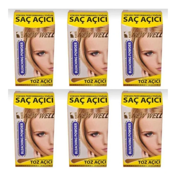 New Well Toz Saç Açıcı 6'lı Paket - Görsel 2