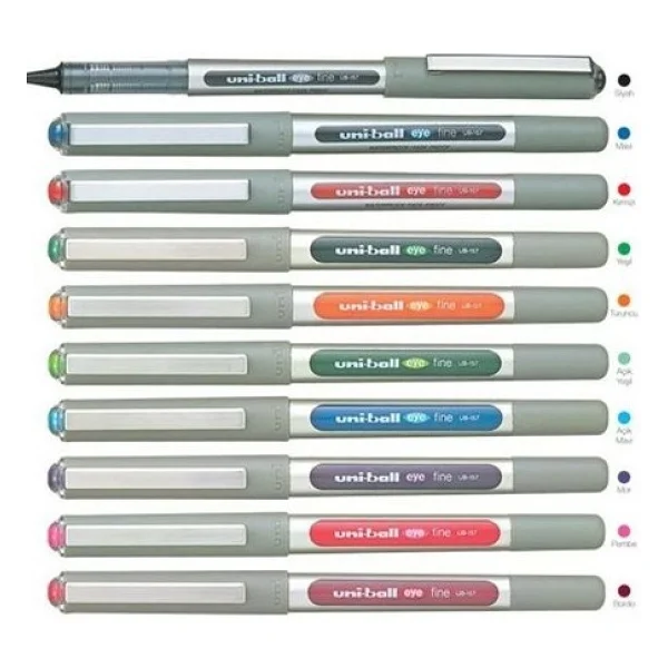 Uni-Ball Ub-157 0.7 Mm Turuncu Roller Kalem - Görsel 4