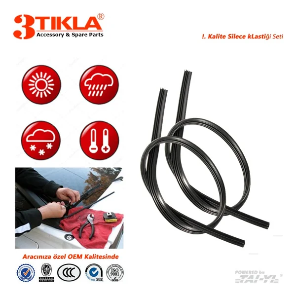 3 Tıkla Premium Silecek Lastiği 580 Mm Çift - Görsel 2