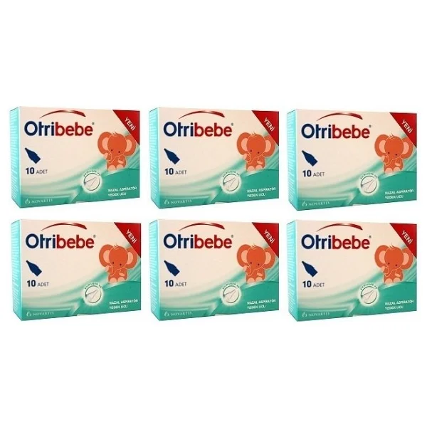 Otribebe Nazal Burun Aspiratörü 10'lu 6 Paket Yedek Uç - Görsel 3