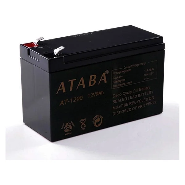 Ataba 12v 9a (15x9x6 Cm) Akü At-1290 - Görsel 2