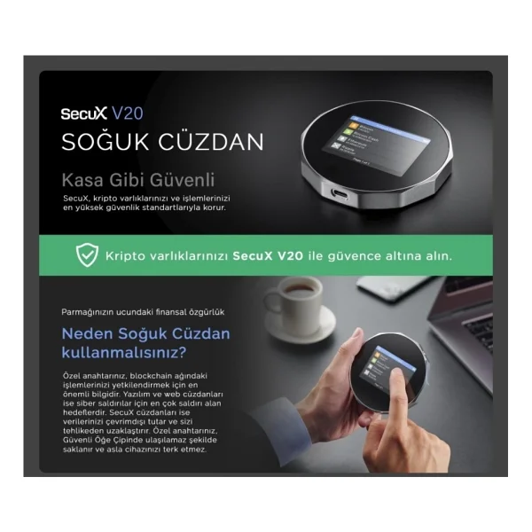 Secux V20 Soğuk Cüzdan - Görsel 5