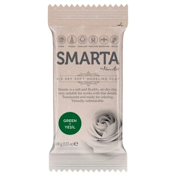 Smarta 100 Gr Yeşil Modelleme Hamuru