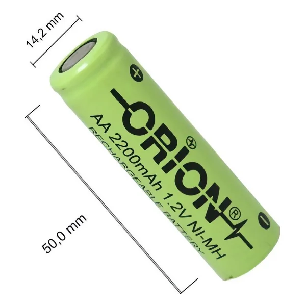 Orion 1.2 V Ni-Mh 2200 mAh Şarjlı Aa Kalem Pil - Görsel 4