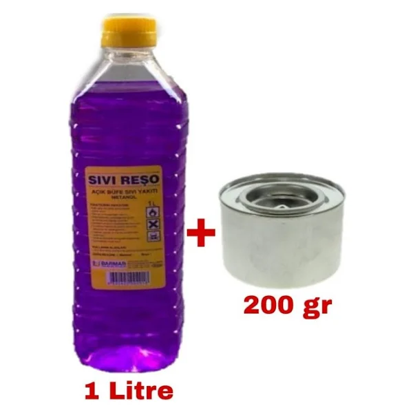 Mfs Osmanlı Ocağı Yakıtı Reşo Ocağı Yakıtı Jel ( 1 Litre + 200 Gr ) Avantaj Paketi - Görsel 2
