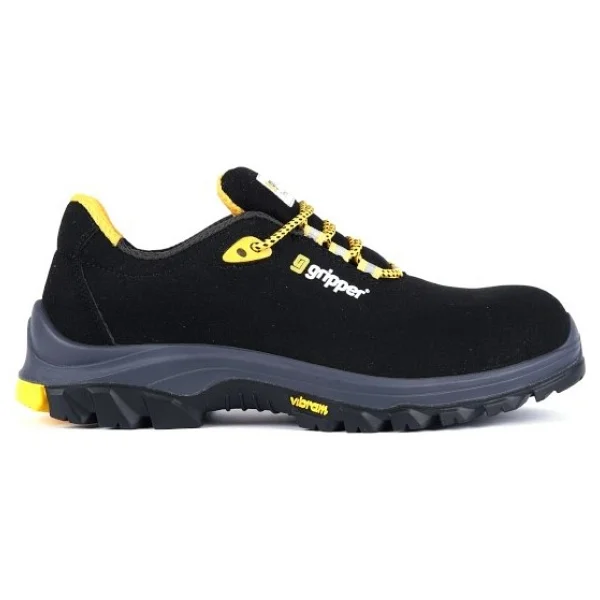 Gripper GPR-55 Siyah Microfiber S3 Kompozit Vibram Taban İş Güvenlik Ayakkabısı - Görsel 2
