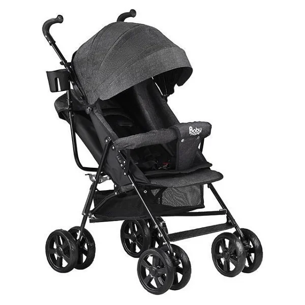 Babyhope Sa7 Siyah Baston Bebek Arabası - Görsel 3
