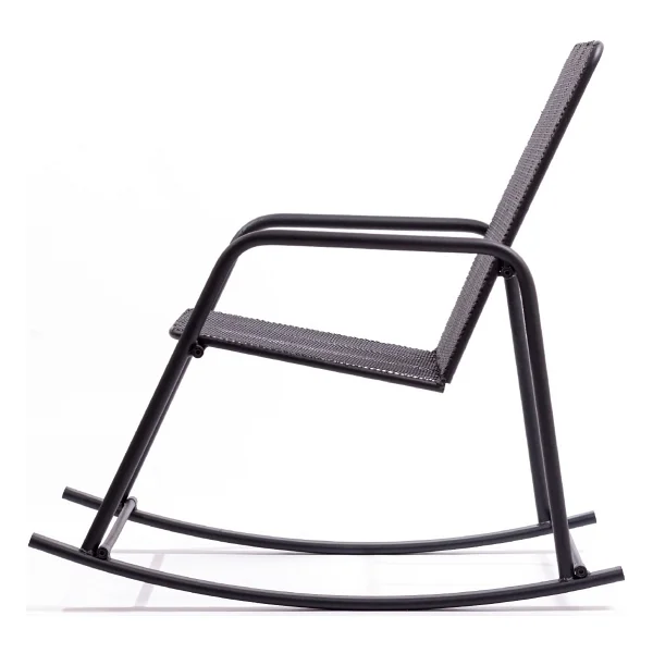 Retodesign Metal Minderli Sallanan Sandalye / Bebek Emzirme Koltuğu / Baba Koltuğu 1085 - Görsel 2