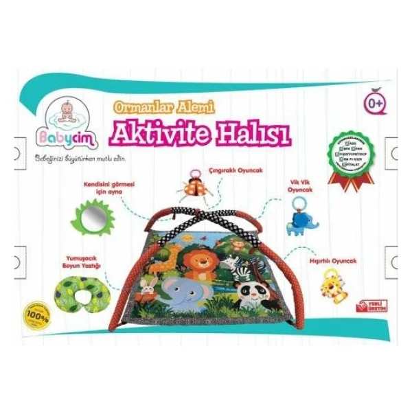 Babycim Ormanlar Alemi Aktivite Halısı Urt003-12 - Görsel 2