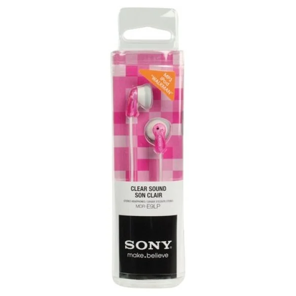 Sony Mdr-E9lpp Pembe Kablolu Kulak İçi Kulaklık - Görsel 2