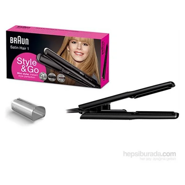 Braun Satin Hair 1 St 100 Style Go Saç Düzleştirici - Görsel 4