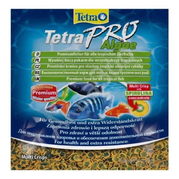 Tetra Pro Algae Multi-Crisps 12 Gr Cips Balık Yemi - Görsel 2