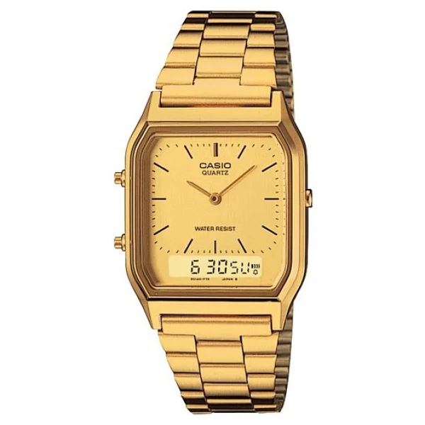 Casio Standart Aq-230ga-9dmq Çelik Kordon Altın Kol Saati - Görsel 10