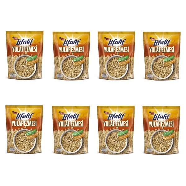 Eti Lifalif 500 Gr 8'li Paket Yulaf Ezmesi - Görsel 2