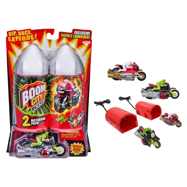 Boom City Racers Motorsiklet 2'li Paket Bmc06000 - Görsel 2