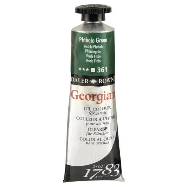 Daler-Rowney Georgian 38 Ml 128 Light Blue Yağlı Boya - Görsel 6