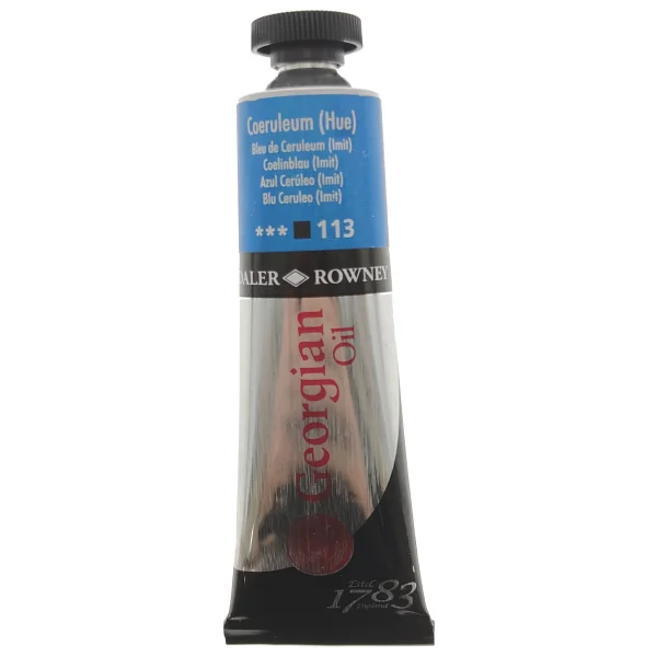 Daler-Rowney Georgian 38 Ml 128 Light Blue Yağlı Boya - Görsel 4