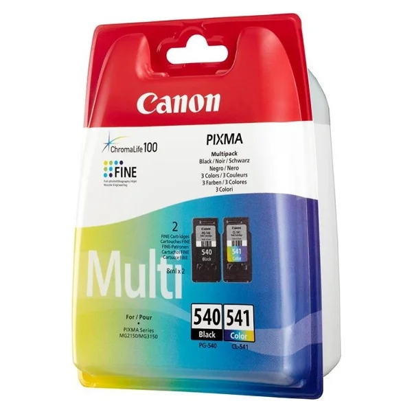 Canon Pg-540+Cl-541 Renkli + Siyah 2'li Set Kartuş - Görsel 2