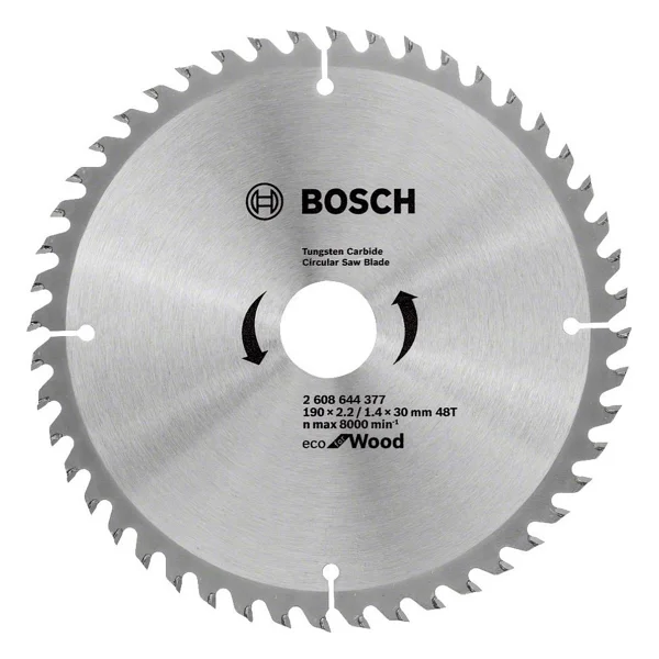 Bosch 2608644377 190x30 Mm 48 Diş Ahşap Daire Testere Bıçağı - Görsel 2
