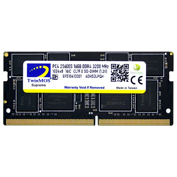 Twinmos 16 GB 3200 MHz Cl22 Sodımm Mdd416gb3200n DDR4 RAM - Görsel 10