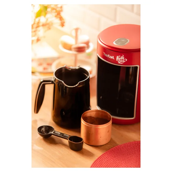 Tefal Köpüklüm Kırmızı Türk Kahve Makinesi - Görsel 5