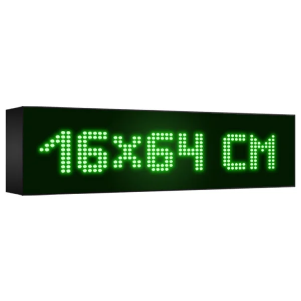 Depo Tabela Reklam Yeşil Kayan Yazı LED Tabela 32 X 256 Cm Tek Taraflı Depo Reklam Tabela - Görsel 6
