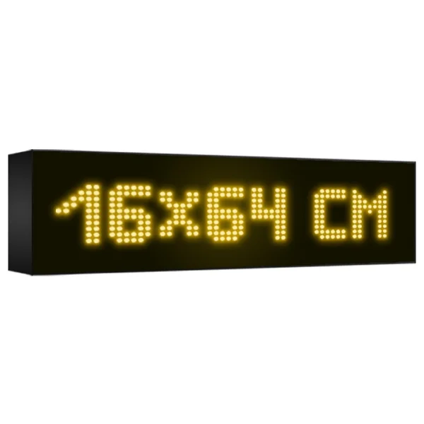 Depo Tabela Reklam Sarı Kayan Yazı LED Tabela 48 X 192cm Tek Taraflı Depo Reklam Tabela - 48 X 192 Cm - Görsel 4