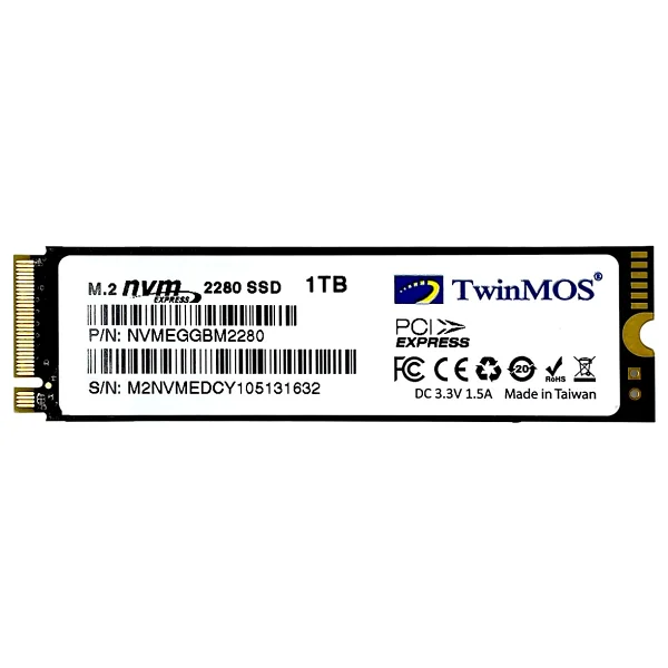 Twinmos NVMEGGBM2280 PCI-Express 3.0 1 TB M.2 SSD - Görsel 5