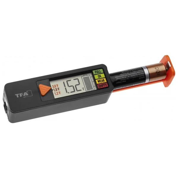 Tfa Dostmann Batterycheck Dijital Pil Test Cihazı Tm832.3139.01 - Görsel 6