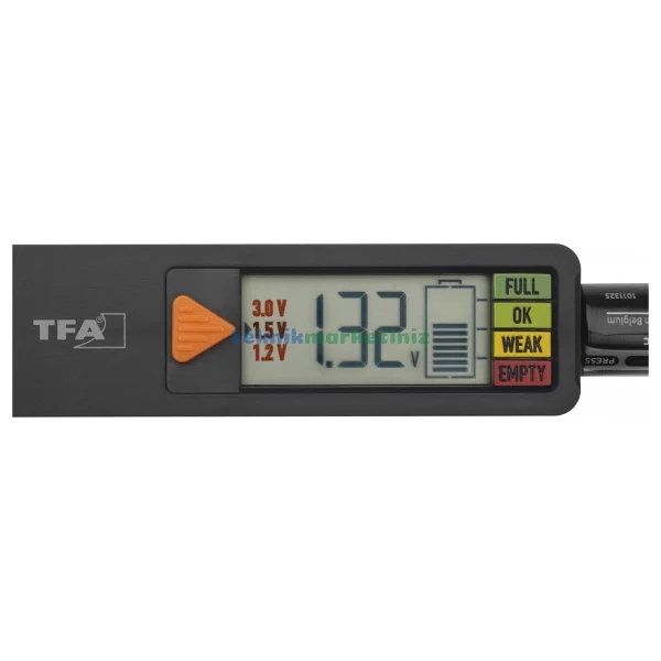 Tfa Dostmann Batterycheck Dijital Pil Test Cihazı Tm832.3139.01 - Görsel 3