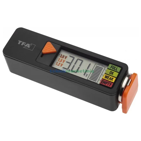 Tfa Dostmann Batterycheck Dijital Pil Test Cihazı Tm832.3139.01 - Görsel 4
