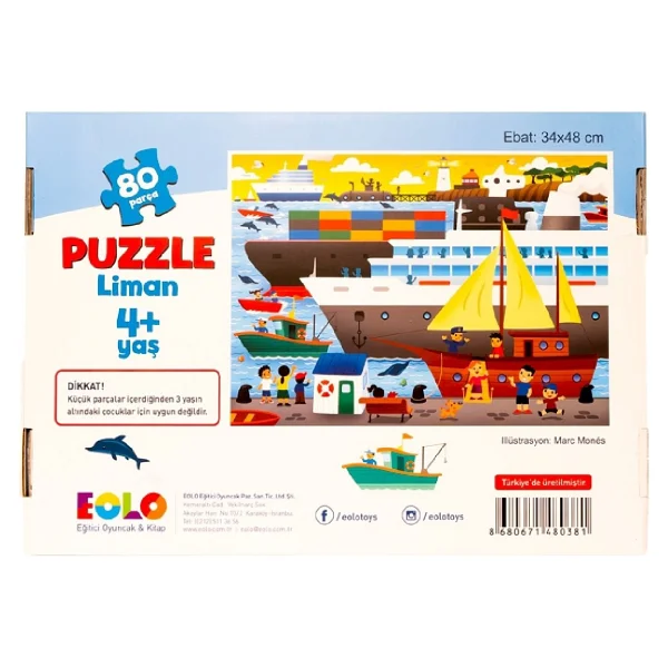 Eolo Liman 80 Parça Puzzle - Görsel 5