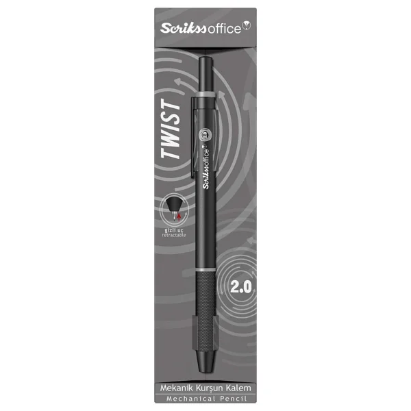 Scrikss Twist Yeşil 2.0 mm Versatil Uçlu Kalem - Görsel 9