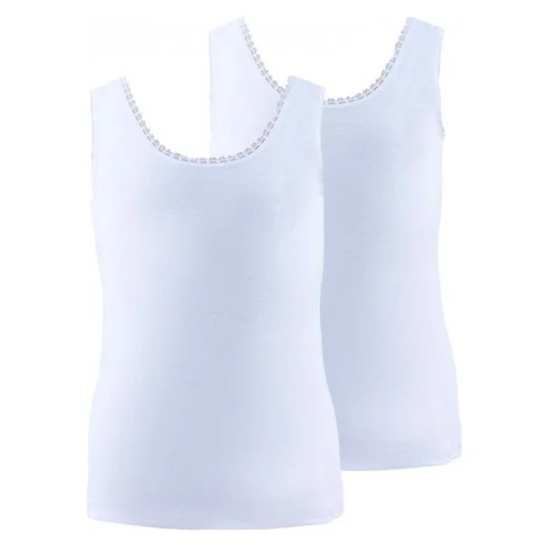 Blackspade Kız Çocuk Atlet 2'li Paket 1297 (Beyaz, 13-14 Yaş) - Görsel 4