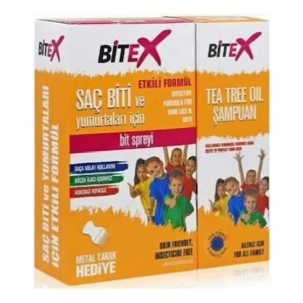 Bitex 2'li Set: Normal Saçlar İçin Etkili Şampuan Ve Sprey, Saç Biti Ve Yumurtalarına Karşı Bitkisel Formül, Paraben İçermez - Görsel 4