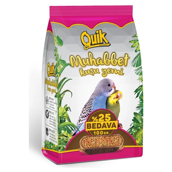 Quik 500 Gr Muhabbet Kuşu Yemi - Görsel 3