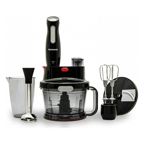 Homend Functionall 2840h 1000 W Siyah Mutfak Robotu - Görsel 2