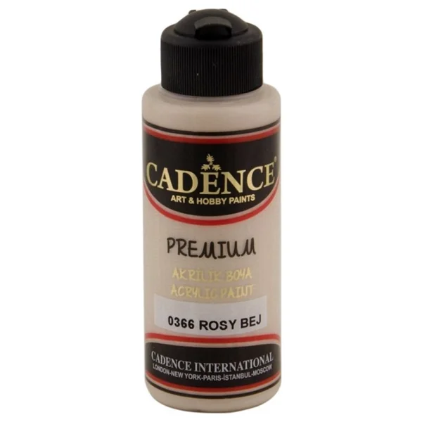 Cadence 120 Ml 6440 Buz Beyazı Akrilik Boya - Görsel 3