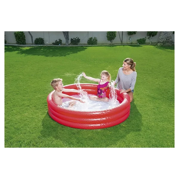 Bestway 51024 102x25 Cm Kırmızı Yuvarlak Çocuk Havuzu - Görsel 9