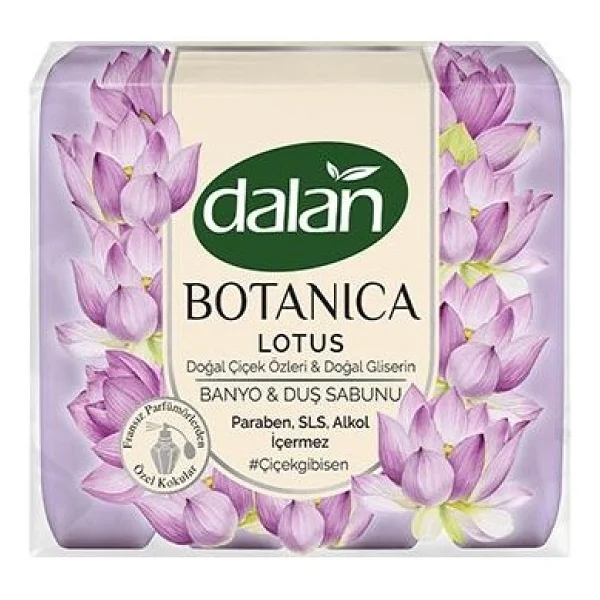 Dalan Botanica Lotus 4x150 Gr Duş Sabunu - Görsel 2