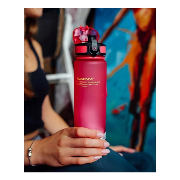 Uzspace 3026 Pembe 500 Ml Tritan Matara - Görsel 3