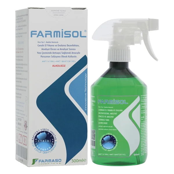 Farmisol Antiseptik 500 Ml Dezenfektan - Görsel 4