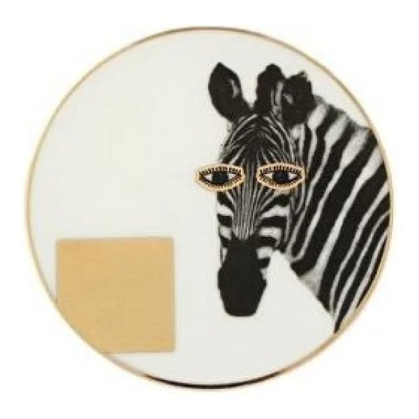 Porland 04alm006624 Wild Life Zebra Bardak Altlığı 10 Cm - Görsel 7
