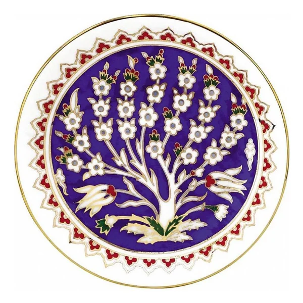 Kütahya Porselen 13 Cm El Dekoru Tabak Dekor No 01168 - Görsel 3