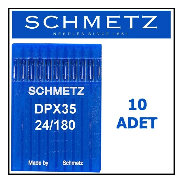 Schmetz Dpx35 Ses Serv7 Deri Makinesi Iğnes 24/180 Numara - Gümüş - Görsel 2