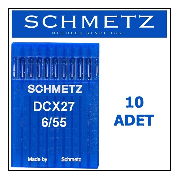 Schmetz Dcx27 Ses Overlok Makinesi Iğnesi 6 55 Numara - Gümüş - Görsel 2
