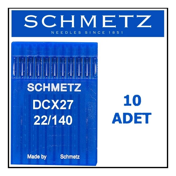 Fdm Schmetz Dcx27 Ses Overlok Makinesi İğnesi 22/140 Numara - Görsel 2