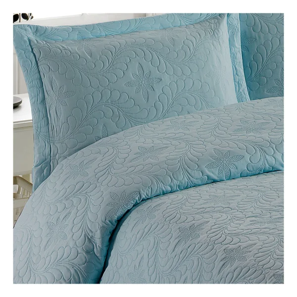 Örtüm Ivy Mint Çift Kişilik Microfiber Kapitone Yatak Örtüsü - 200 X 220 Cm - Görsel 2